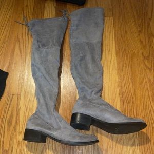 Gorgeous suede over the knee boots